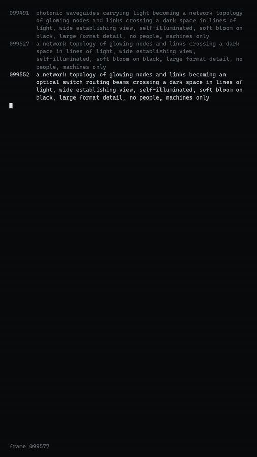 pass-19e text channel, source frame 99,577
