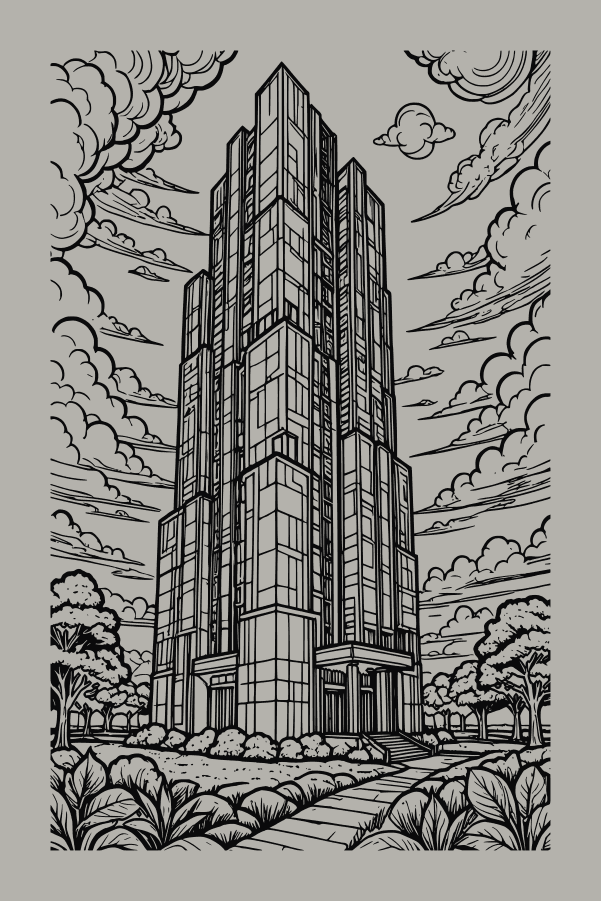 Plate 18, the building, from its base